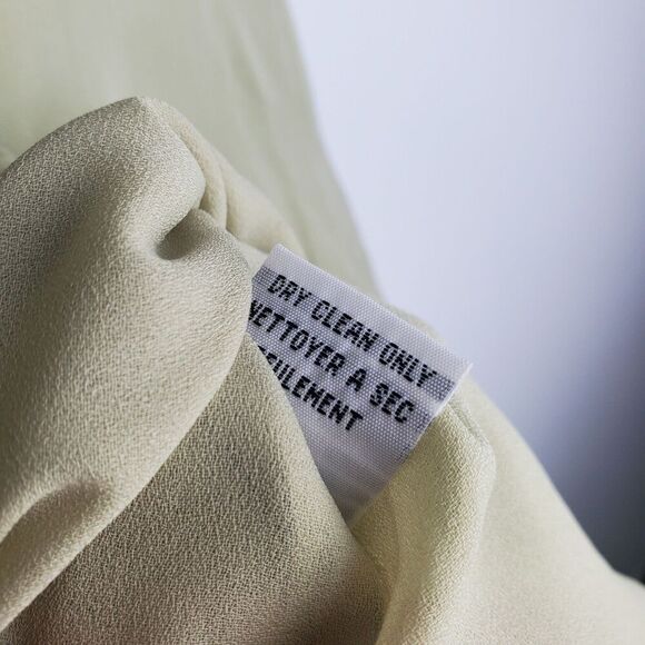 Talbots Green Silk Midi Skirt Size 12W - Picture 9 of 10